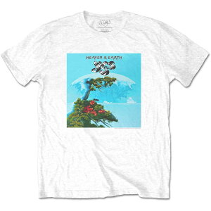 (イエス) Yes オフィシャル商品 ユニセックス Heaven & Earth Tシャツ コットン 半袖 トップス 【海外通販】