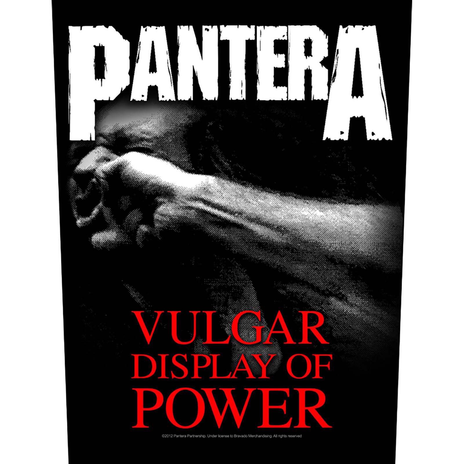 (パンテラ) Pantera オフィシャル商品 Vulgar Display Of Power ワッペン パッチ 【海外通販】