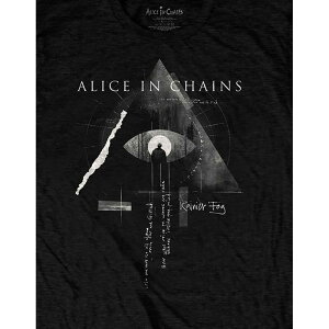 (アリス・イン・チェインズ) Alice In ChaIns オフィシャル商品 ユニセックス Fog Mountain Tシャツ バックプリント 半袖 トップス 【海外通販】