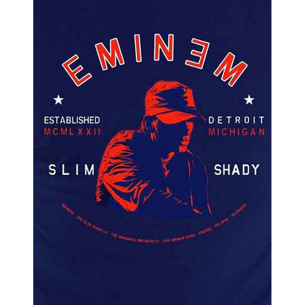 (エミネム) Eminem オフィシャル商品 ユニセックス Detroit Tシャツ ポートレート 半袖 トップス 【海外通販】
