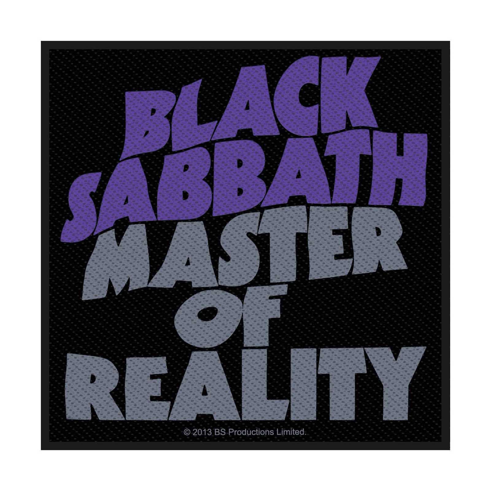 (ブラック・サバス) Black Sabbath オフィシャル商品 Master Of Reality スタンダード ワッペン パッチ 【海外通販】