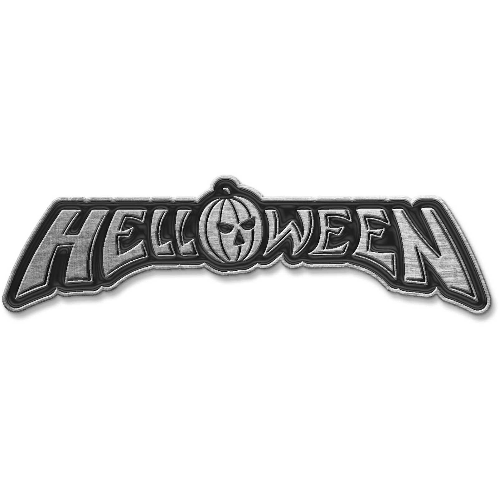 (ハロウィン) Helloween オフィシャル商品 ロゴ エナメル インフィル バッジ 【海外通販】