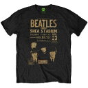 (ザ・ビートルズ) The Beatles オフィシャル商品 ユニセックス Shea '66 Tシャツ エコフレンドリー 半袖 トップス 【海外通販】