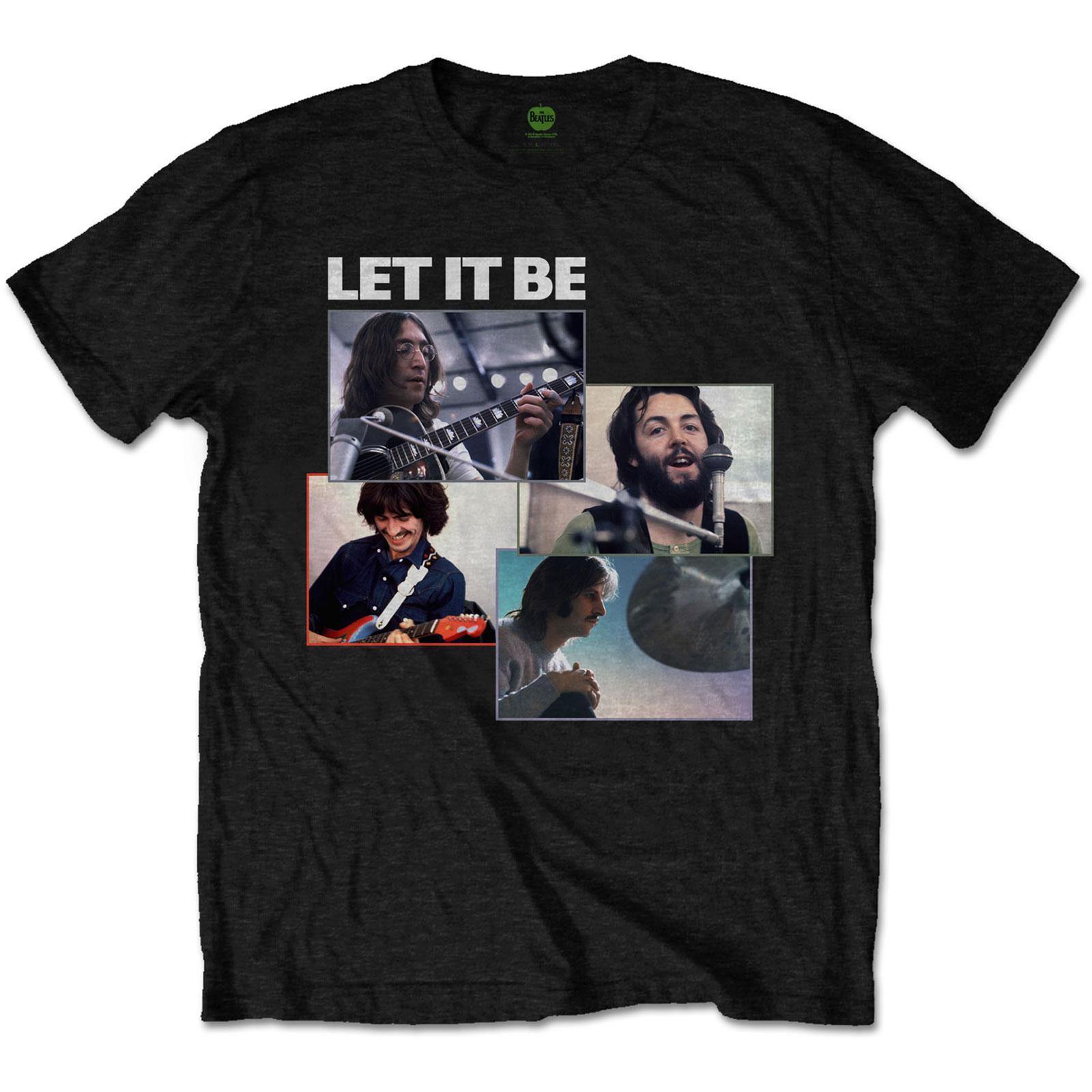 (ザ・ビートルズ) The Beatles オフィシャル商品 ユニセックス Let It Be Tシャツ レコーディングショット 半袖 トップス 【海外通販】