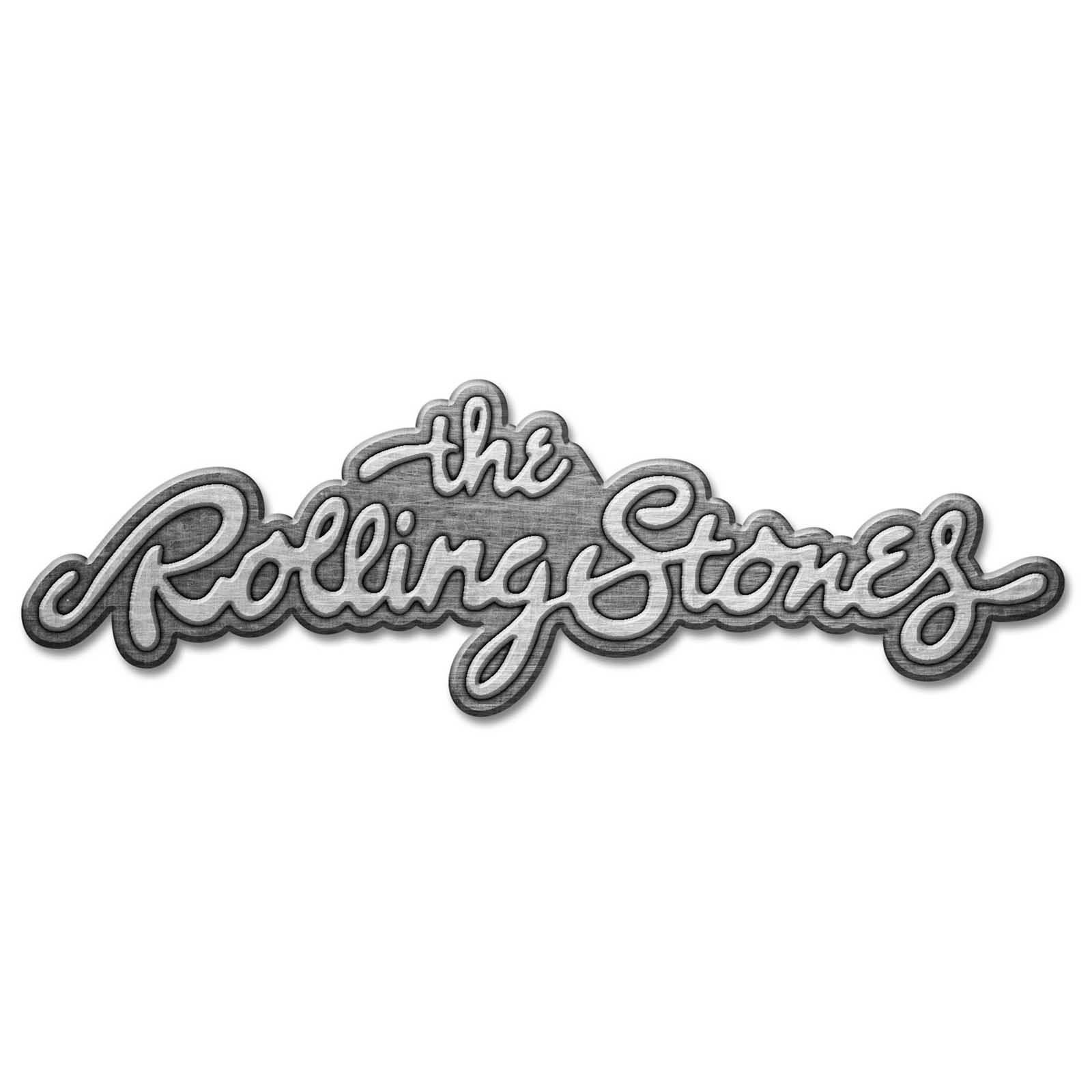 (ローリング・ストーンズ) The Rolling Stones オフィシャル商品 ダイキャスト ロゴ バッジ 【海外通販】
