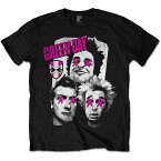 (グリーン・デイ) Green Day オフィシャル商品 ユニセックス Patchwork Tシャツ 半袖 トップス 【海外通販】