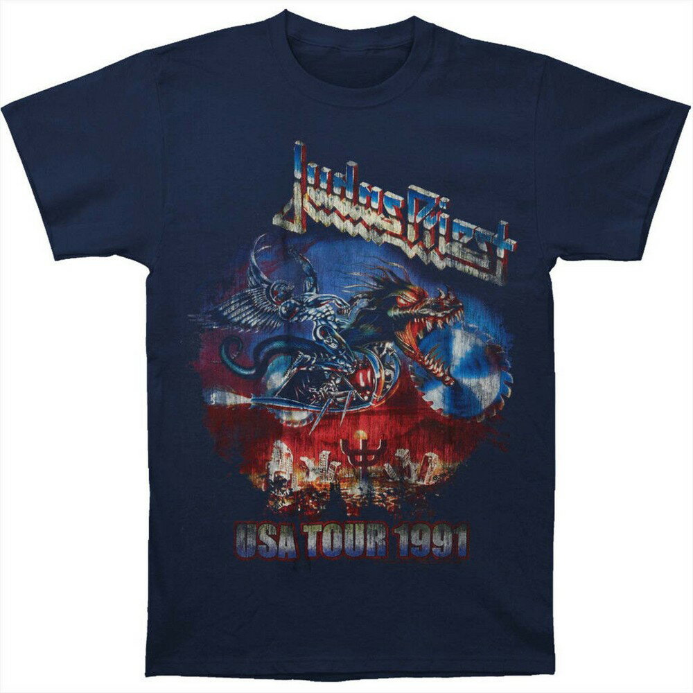 (ジューダス プリースト) Judas Priest オフィシャル商品 ユニセックス Painkiller US Tour 91 Tシャツ 半袖 トップス 【海外通販】