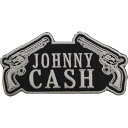 (ジョニー・キャッシュ) Johnny Cash オフィシャル商品 Gun ワッペン パッチ 【海外通販】