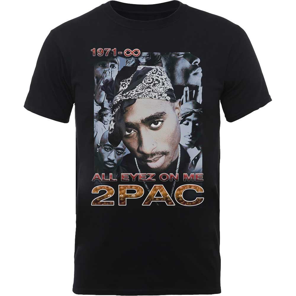 Rakuten - (トゥパック・シャクール) Tupac Shakur オフィシャル商品 ユニセックス All Eyez 1971 Tシャツ コットン 半袖 トップス 【海外通販】