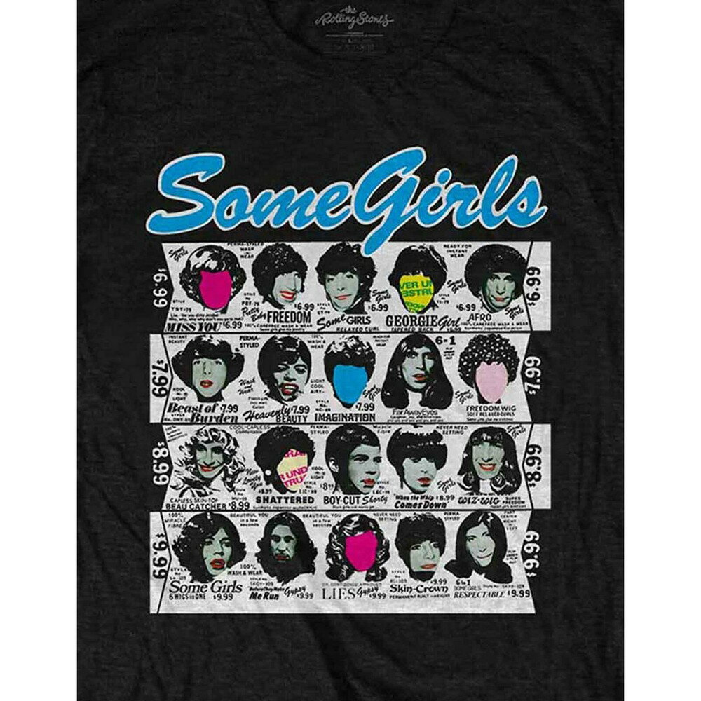 (ローリング・ストーンズ) The Rolling Stones オフィシャル商品 ユニセックス Some Girls アルバム Tシャツ 半袖 トップス 【海外通販】
