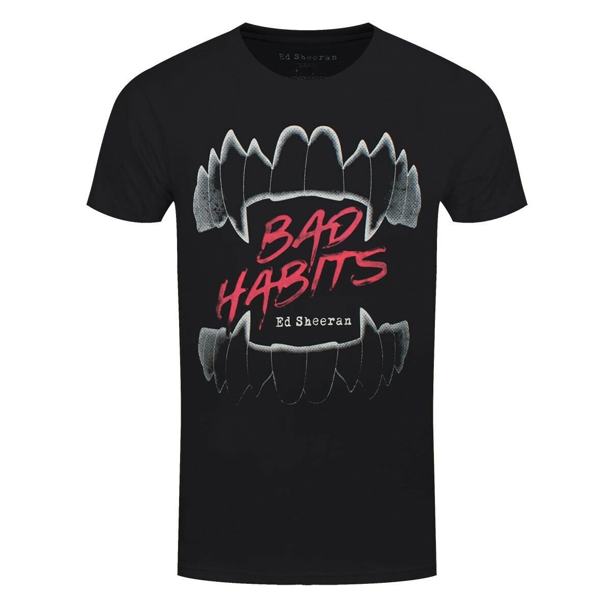 乐天商城 - (エド・シーラン) Ed Sheeran オフィシャル商品 ユニセックス Bad Habits Tシャツ 半袖 トップス 【海外通販】