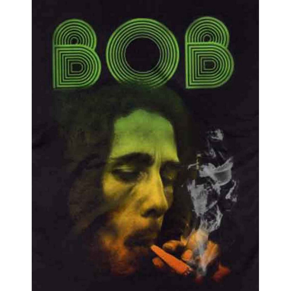 (ボブ・マーリー) Bob Marley オフィシャル商品 ユニセックス Smoking Da Erb Tシャツ コットン 半袖 トップス 【海外通販】