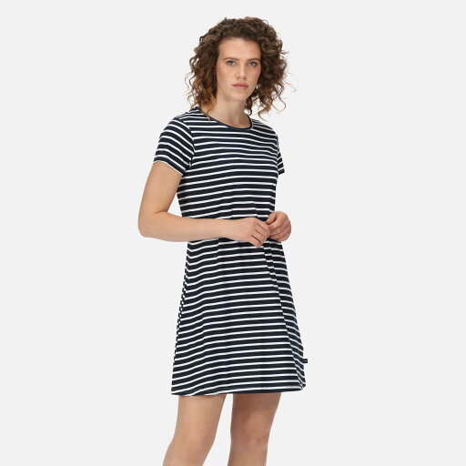 (レガッタ) Regatta キッズ・子供用 Balia ボーダー柄 半袖ワンピース 【海外通販】 (レガッタ) Regatta キッズ・子供用 Balia ボーダー柄 半袖ワンピース 【海外通販】