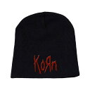 (コーン) Korn オフィシャル商品 ユニセックス ロゴ ニット帽 ビーニー キャップ 【海外通販】