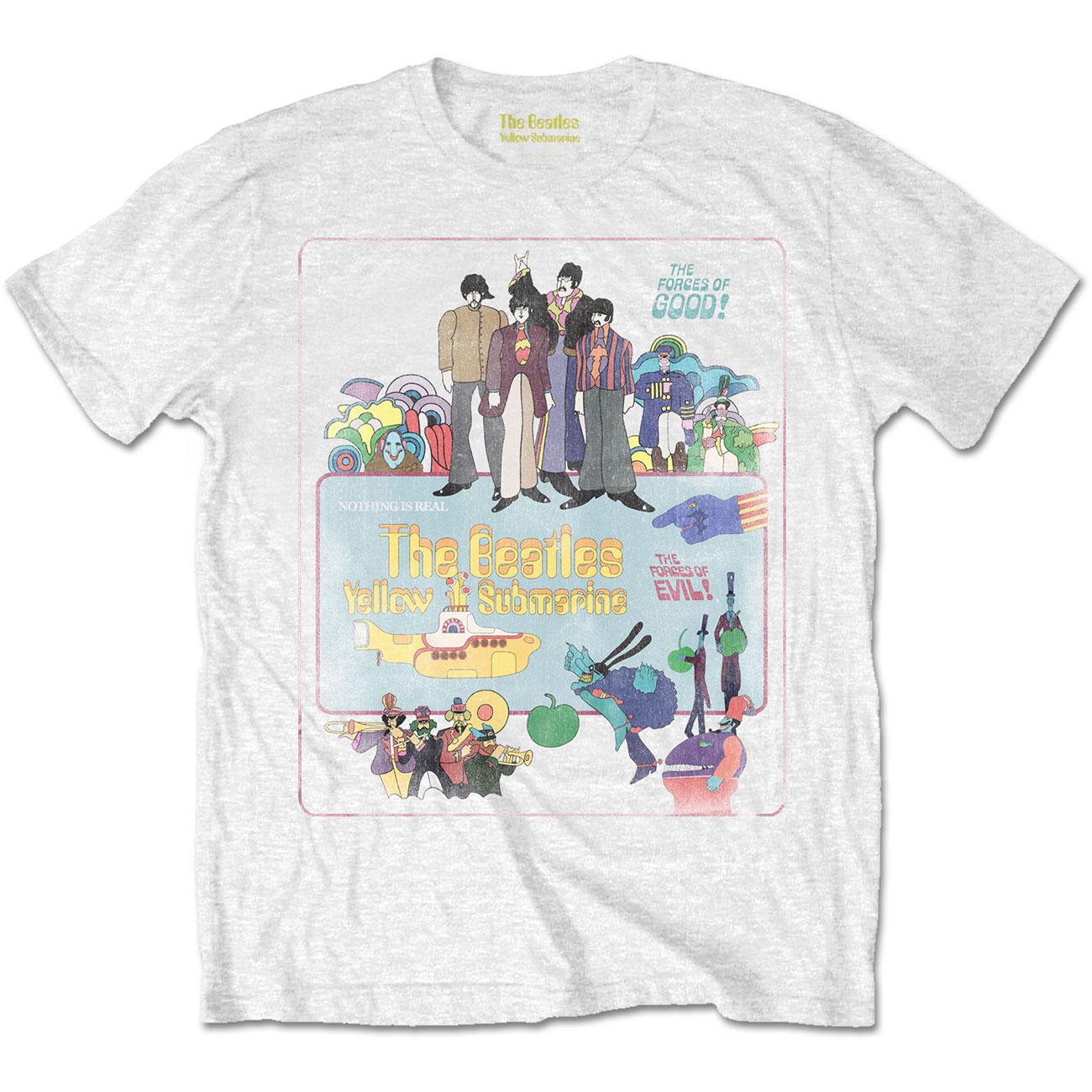 (ザ・ビートルズ) The Beatles オフィシャル商品 ユニセックス Yellow Submarine Tシャツ ムービーポスター 半袖 トップス 【海外通販】