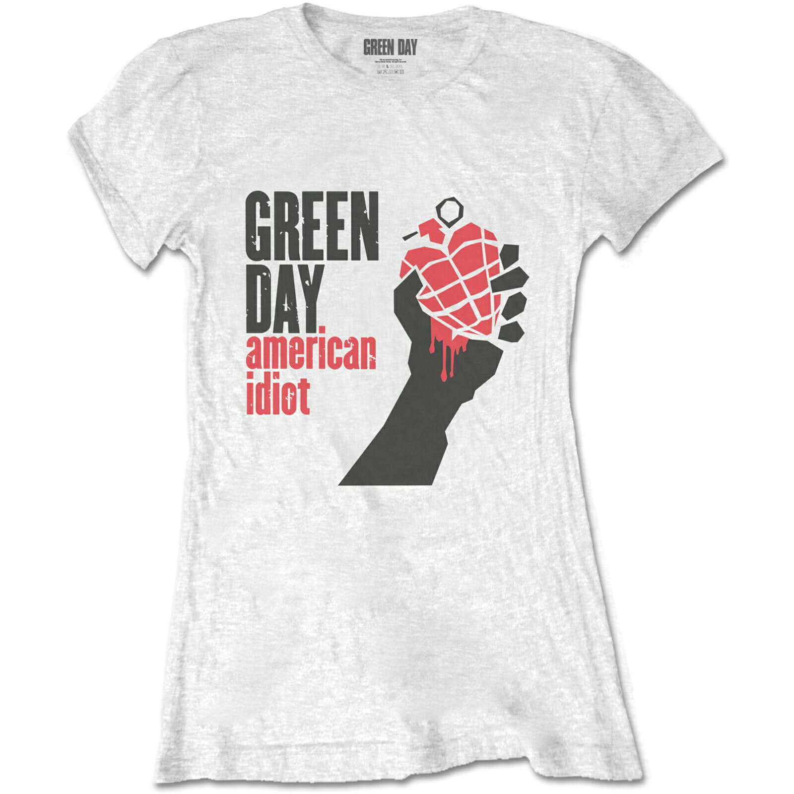 (グリーン・デイ) Green Day オフィシャル商品 レディース American Idiot Tシャツ 半袖 トップス 【海外通販】