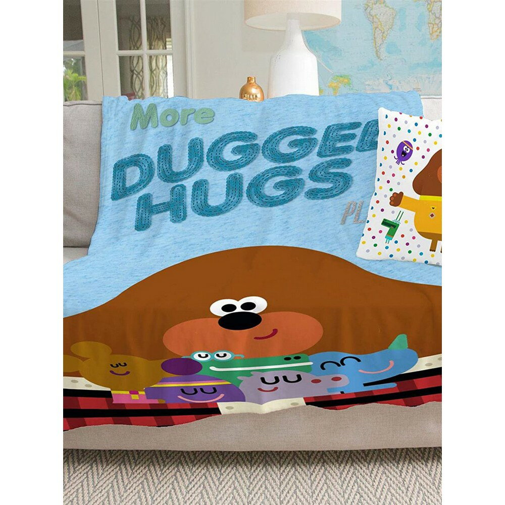 (ヘイ ダギー) Hey Duggee オフィシャル商品 キッズ 子供用 Hug フリースブランケット フリース毛布 【海外通販】