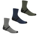 (レガッタ) Regatta メンズ Lifestyle アンクルソックス 靴下 セット (3足組) 【海外通販】