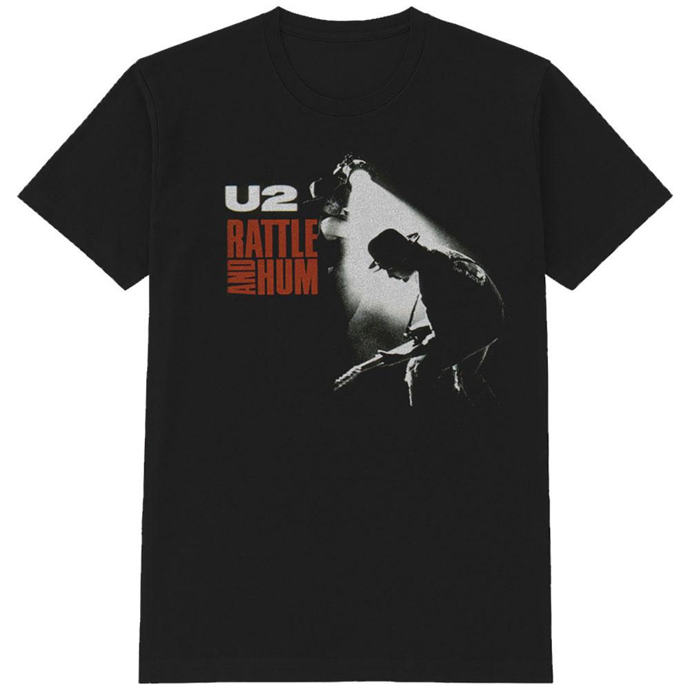 Rakuten - (ユートゥー) U2 オフィシャル商品 ユニセックス Rattle & Hum Tシャツ コットン 半袖 トップス 【海外通販】