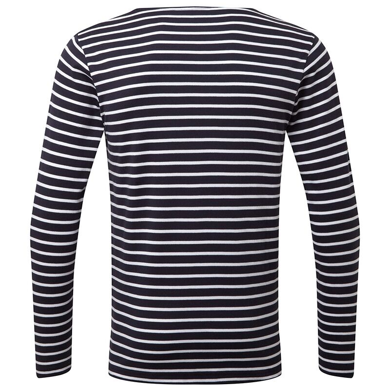 (アスキス・アンド・フォックス) Asquith & Fox メンズ Mariniere Coastal ボーダー柄 長袖 Tシャツ カットソー 【海外通販】