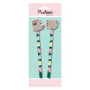(ねこのプシーン) Pusheen オフィシャル商品 ボタニカル ペンシル 鉛筆 セット (2本組) 【海外通販】(3)