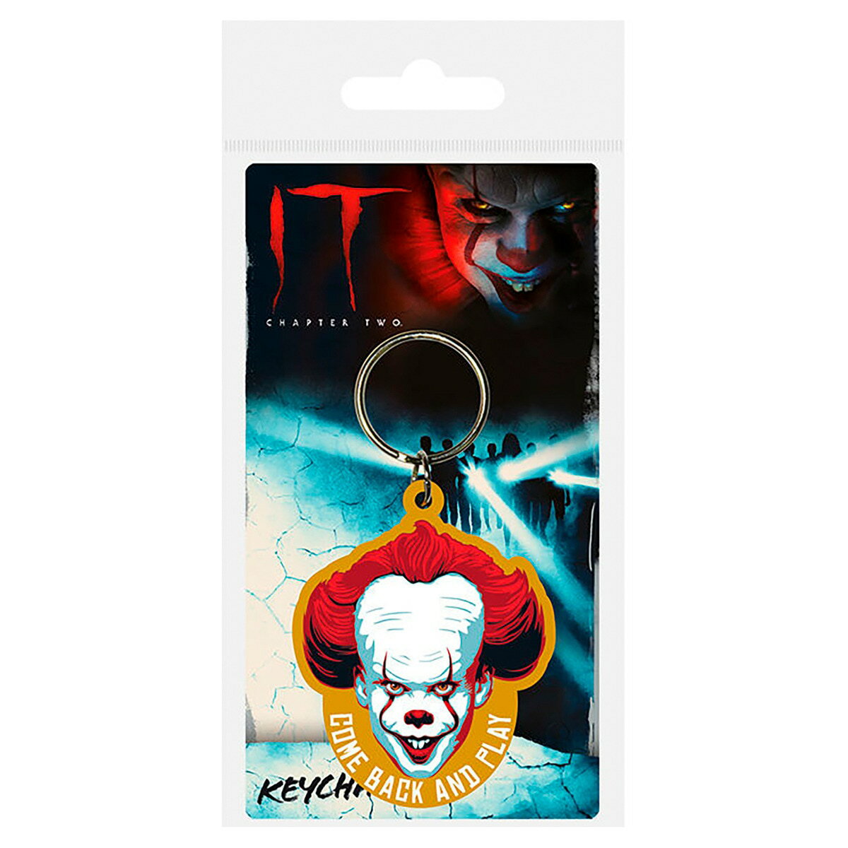 (IT/イット THE END “それ”が見えたら、終わり。) IT Chapter Two オフィシャル商品 Come Back And Play キーリング キーホルダー 【海外通販】