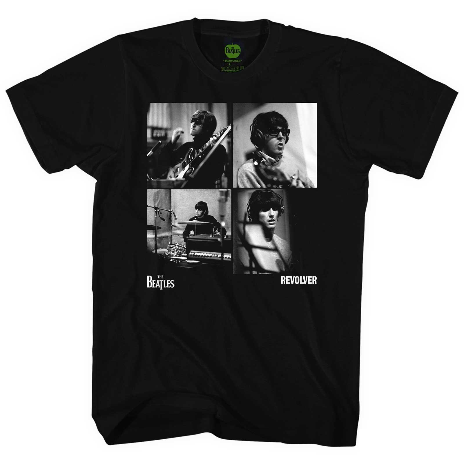 (ザ ビートルズ) The Beatles オフィシャル商品 ユニセックス Revolver Studio Shots Tシャツ コットン 半袖 トップス 【海外通販】