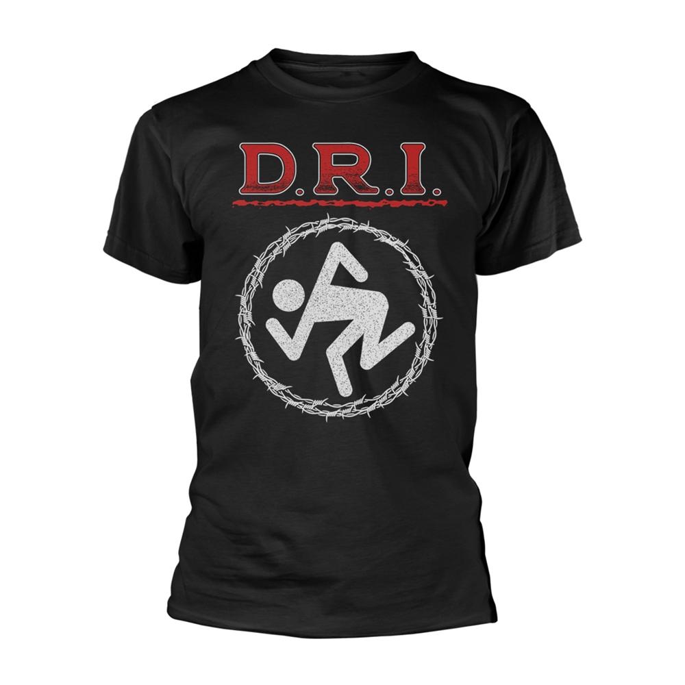 (ディー・アール・アイ) D.R.I. オフィシャル商品 ユニセックス Barbed Wire Tシャツ 半袖 トップス 【海外通販】