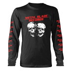 (メタル・ブレイド・レコーズ) Metal Blade Records オフィシャル商品 ユニセックス Crushed Skulls Tシャツ 長袖トップス 【海外通販】