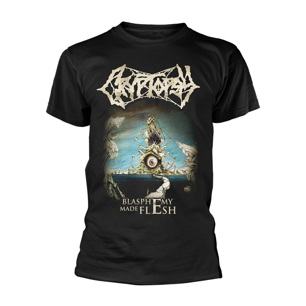 (クリプトプシー) Cryptopsy オフィシャル商品 ユニセックス Blasphemy Made Flesh Tシャツ 半袖 トップス 【海外通販】