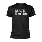 (ブラック・フラッグ) Black Flag オフィシャル商品 ユニセックス ロゴ Tシャツ 半袖 トップス 【海外通販】