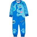 (ブルーズ・クルーズ・アンド・ユー) Blue´s Clues & You! オフィシャル商品 キッズ・子供 フリース スリープスーツ 長袖 つなぎ パジャマ 【海外通販】