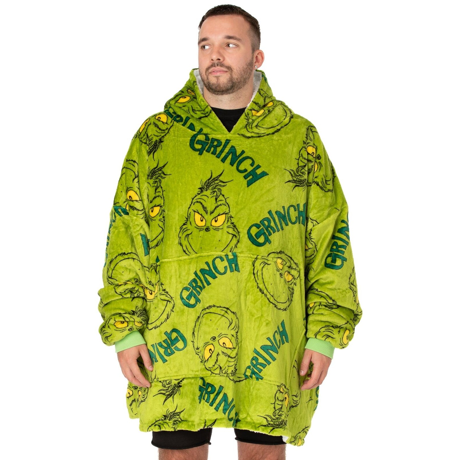 Rakuten - (グリンチ) The Grinch オフィシャル商品 ユニセックス オーバーサイズ パーカー ブランケット フード付き 【海外通販】