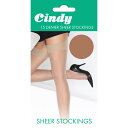 (シンディー) Cindy レディース 15デニール ニーハイシアーストッキングソックス ニーハイシアータイツ靴下 (1ペア) 女性用 【海外通販】