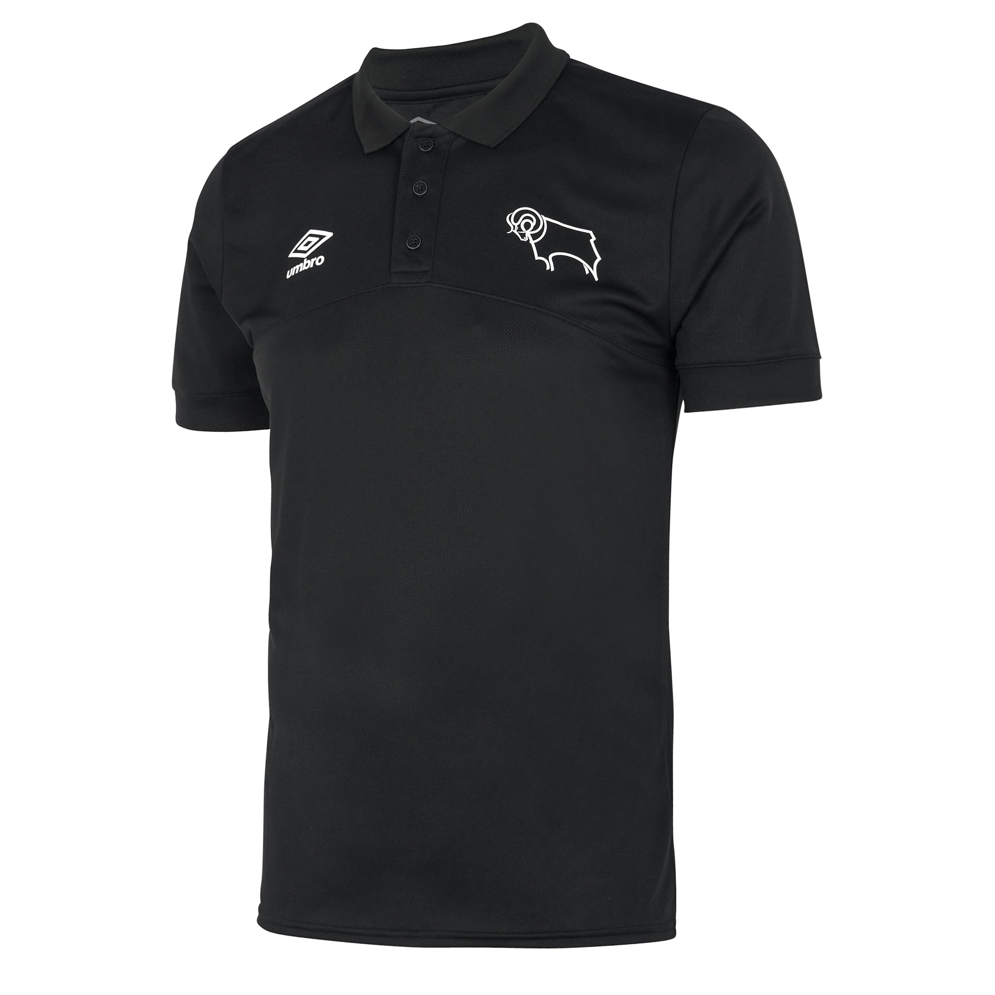 (アンブロ) Umbro ダービー カウンティ フットボールクラブ Derby County FC オフィシャル商品 メンズ ポロシャツ 半袖 トップ 【海外通販】