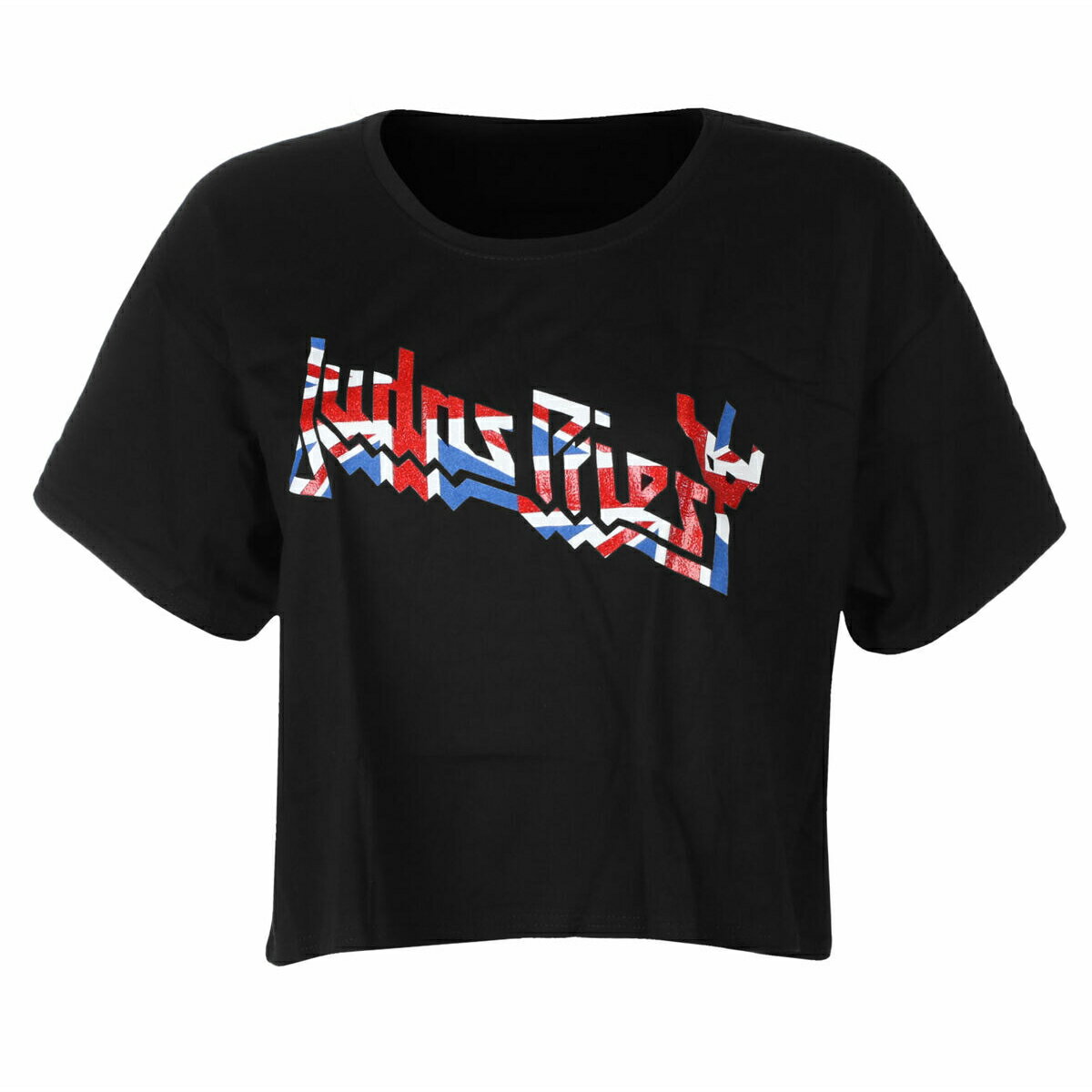 Rakuten - (ジューダス・プリースト) Judas Priest オフィシャル商品 レディース Union Jack Tシャツ コットン 半袖 トップス 【海外通販】