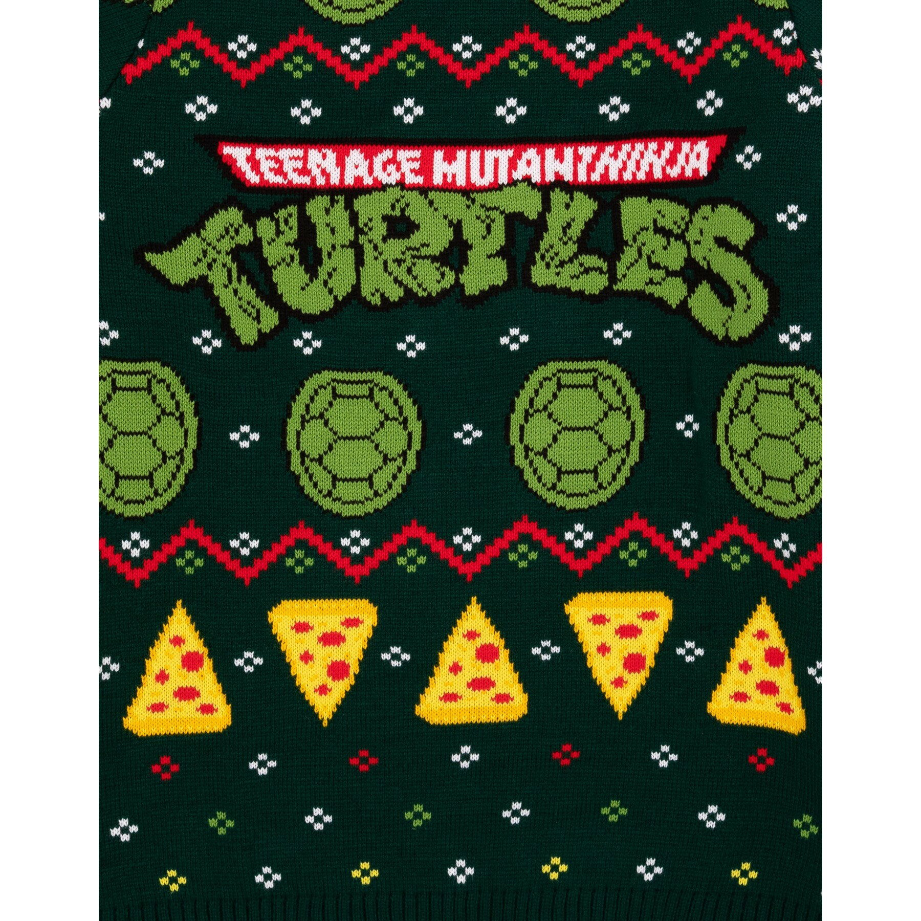 (ティーンエイジ・ミュータント・ニンジャ・タートルズ) Teenage Mutant Ninja Turtles オフィシャル商品 ユニセックス ニット クリスマスセーター 長袖 トップス 【海外通販】