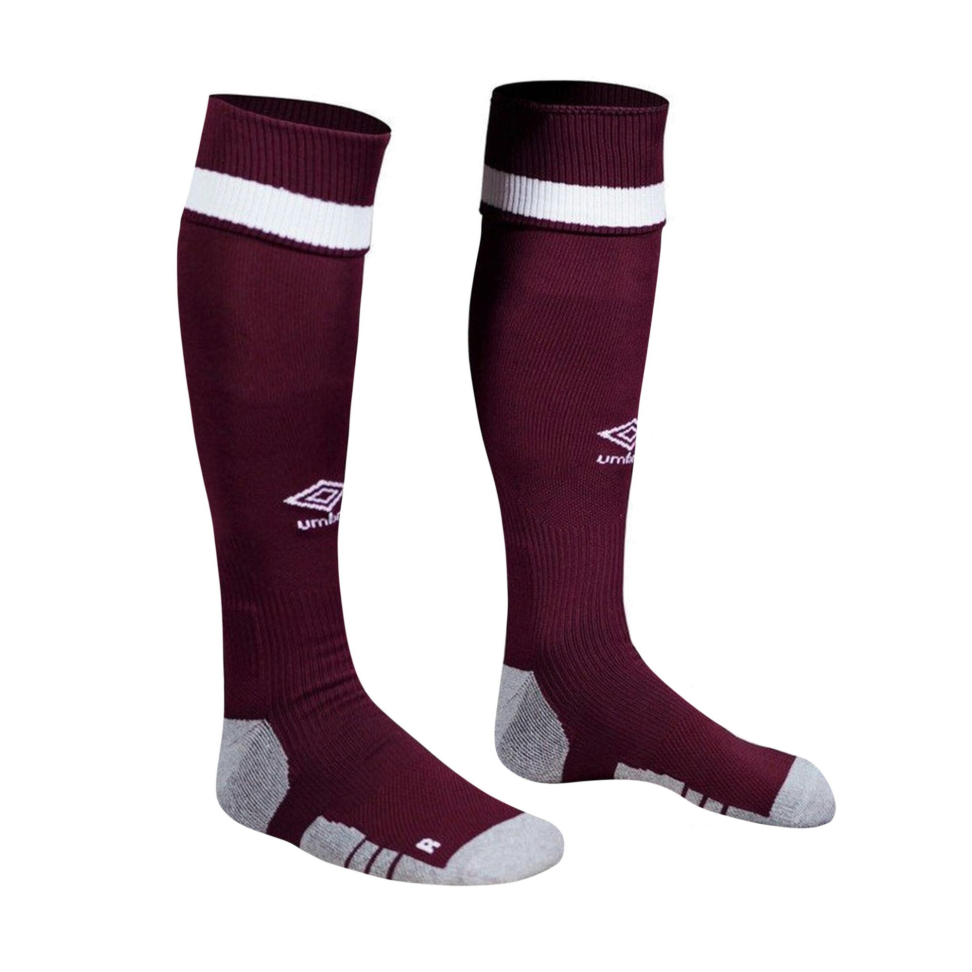 (アンブロ) Umbro メンズ 23/24 Heart Of Midlothian FC オフィシャル商品 靴下 サッカーホーム スポーツ靴下 ソックス (1足組) 【海外通販】