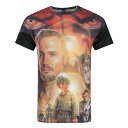 (スター・ウォーズ) Star Wars オフィシャル商品 メンズ Phantom Menace 昇華プリント Tシャツ 半袖 カットソー トップス 【海外通販】