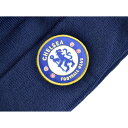 チェルシー フットボールクラブ Chelsea FC オフィシャル商品 折り返し ニット帽 ビーニー ニットキャップ 【海外通販】