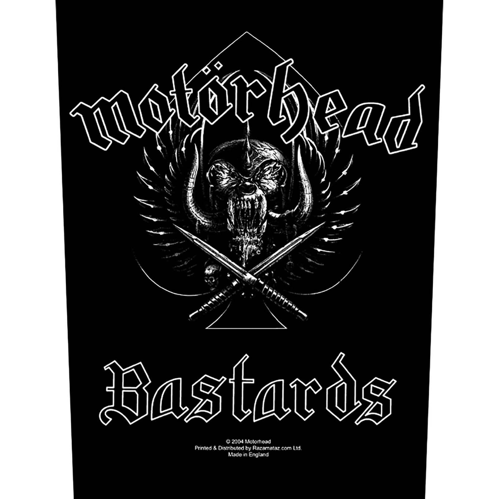 (モーターヘッド) Motorhead オフィシャル商品 Bastards ワッペン パッチ 【海外通販】