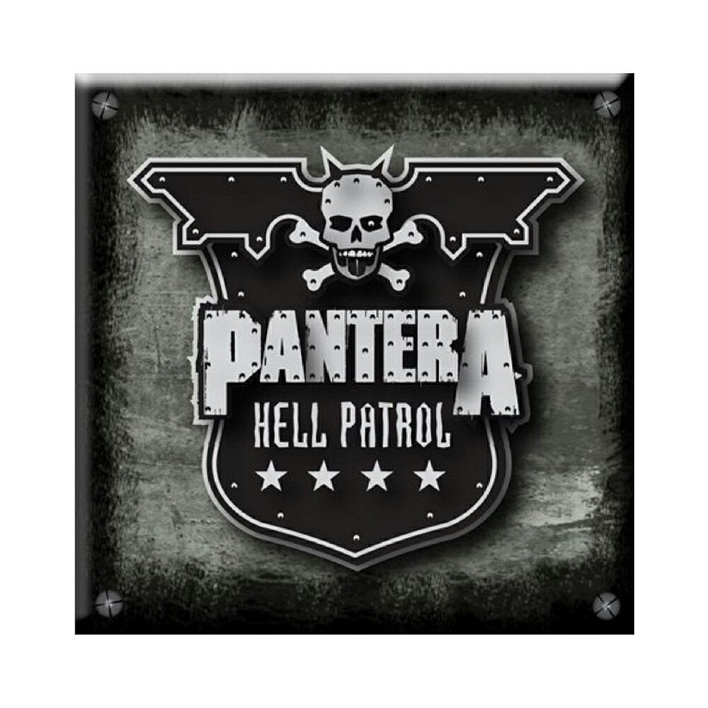 (パンテラ) Pantera オフィシャル商品 Hell Patrol フリッジマグネット 冷蔵庫 磁石 【海外通販】