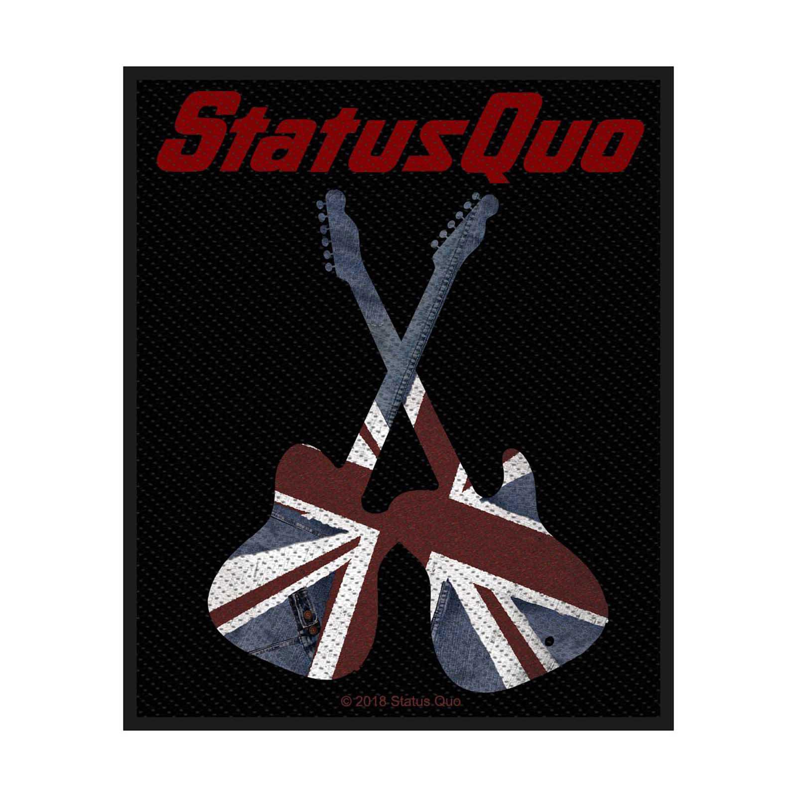 (ステイタス・クォー) Status Quo オフィシャル商品 Guitars ワッペン パッチ 【海外通販】