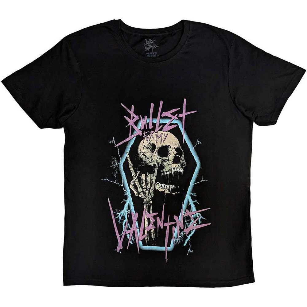 (ブレット・フォー・マイ・ヴァレンタイン) Bullet For My Valentine オフィシャル商品 ユニセックス Thrash Skull Tシャツ 半袖 トップス 