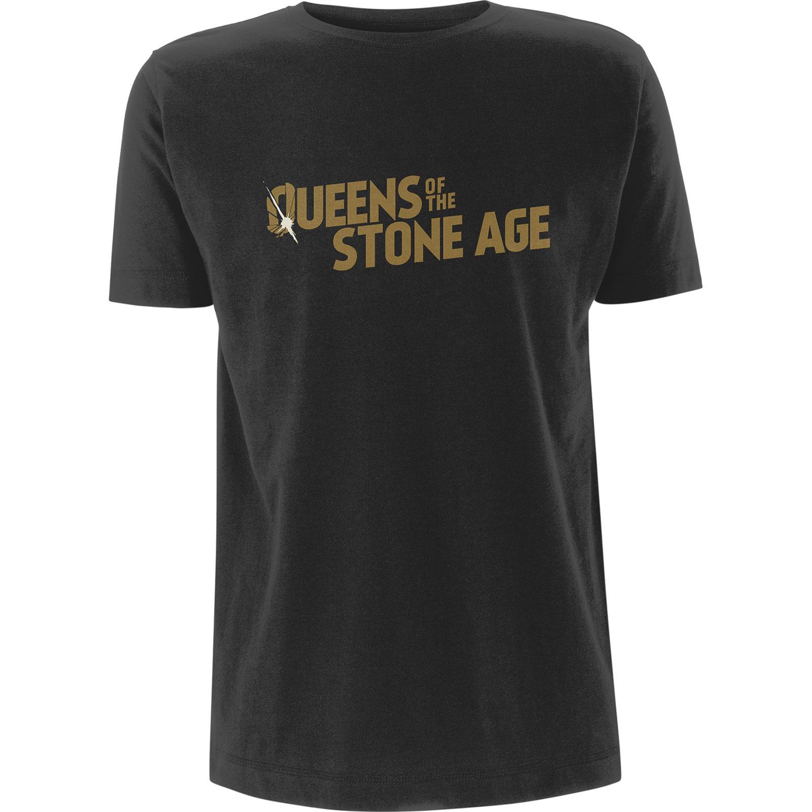 (クイーンズ・オブ・ザ・ストーン・エイジ) Queens Of The Stone Age オフィシャル商品 ユニセックス Metallic Tシャツ コットン 半袖 トップス 【海外通販】