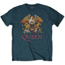 (クイーン) Queen オフィシャル商品 ユニセックス Classic Tシャツ コットン 半袖 トップス 【海外通販】(4)