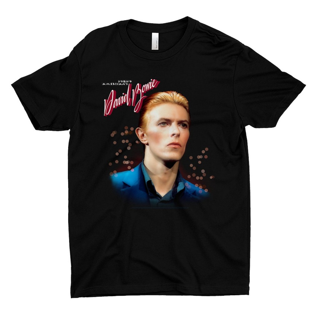 (デヴィッド・ボウイ) David Bowie オフィシャル商品 ユニセックス Young Americans Tシャツ バックプリント 半袖 トップス 【海外通販】