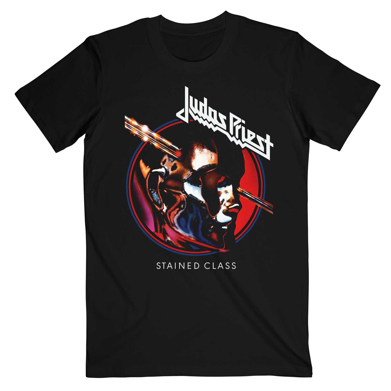 (ジューダス・プリースト) Judas Priest オフィシャル商品 ユニセックス Stained Class Tシャツ サークル 半袖 トップス 【海外通販】