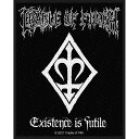 (クレイドル オブ フィルス) Cradle Of Filth オフィシャル商品 Existence Is Futile ワッペン パッチ 【海外通販】