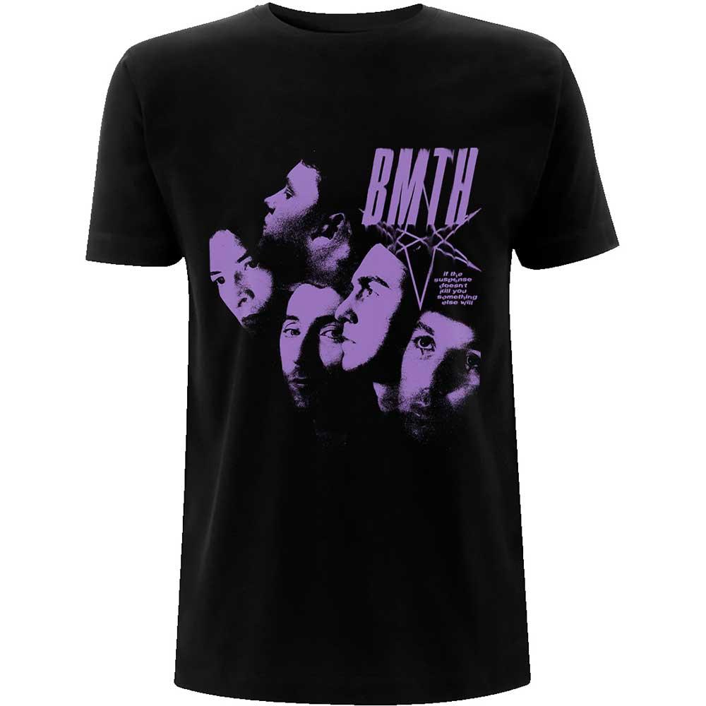 乐天商城 - (ブリング・ミー・ザ・ホライズン) Bring Me The Horizon オフィシャル商品 ユニセックス モンタージュ Tシャツ コットン 半袖 トップス 【海外通販】